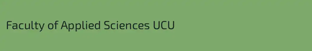 Faculty of Applied Sciences UCU